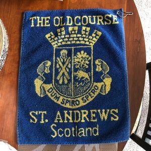 Vintage The Old Course St. Andrew’s Scotland Golf Towel